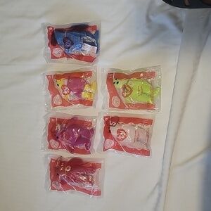 Mcdonalds 2004 Lot of 6 TY Beanie Babies, New/Sealed